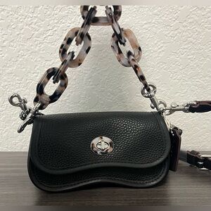 Coach Black Mini Wavy Dinky Bag